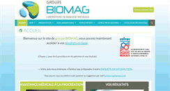 Desktop Screenshot of groupebiomag.com